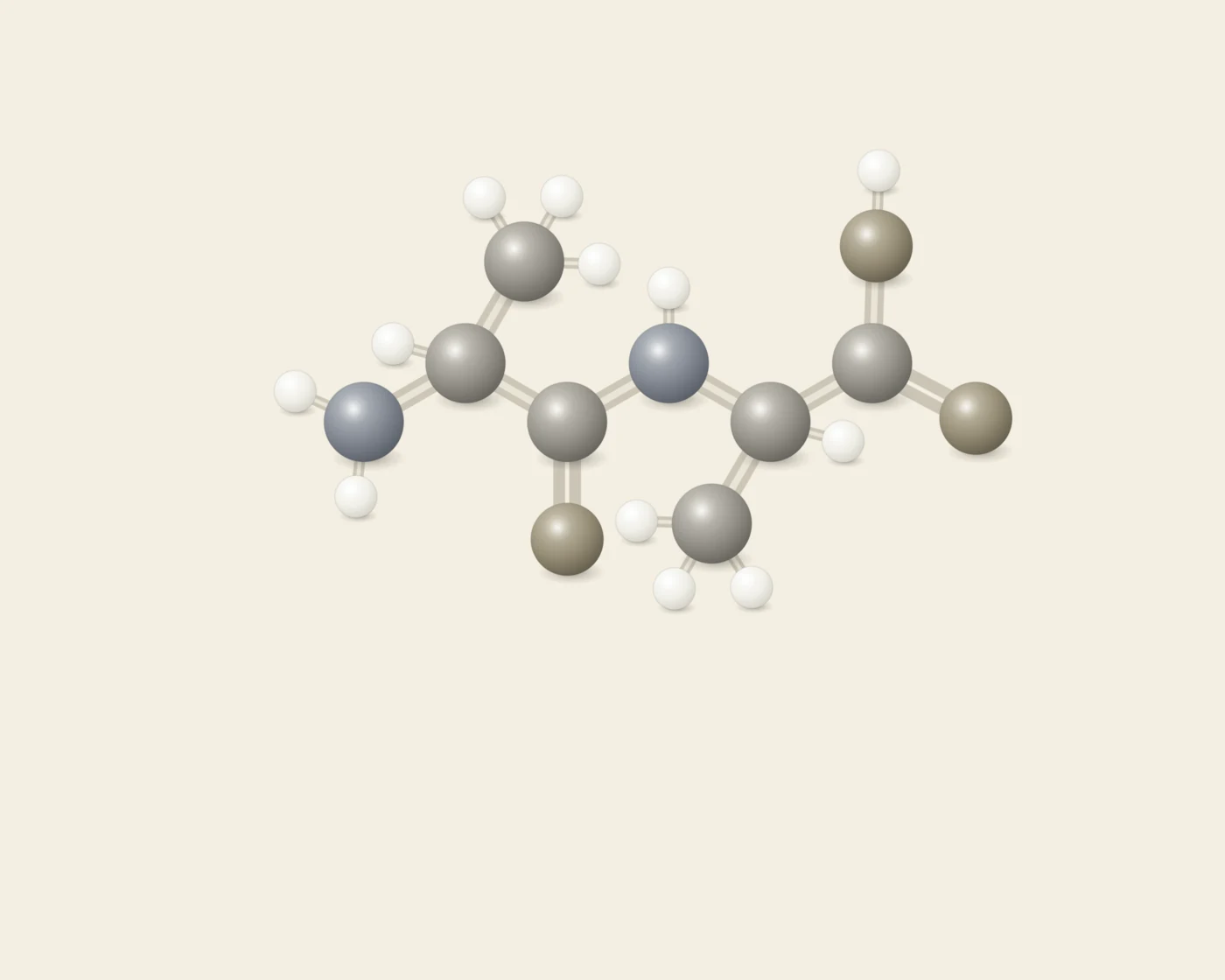 Illustrative ball-and-stick peptide artwork accompanying the Taxorest page, not a depiction of its chemical structure